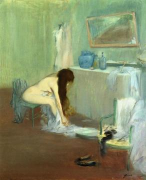 Woman at Her Toilette Artwork by Jean-Louis Forain