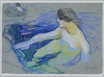 Bather Artwork by Frantisek Kupka