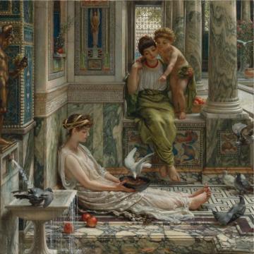 Corner Of The Villa Artwork by Sir Edward John Poynter