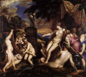 Diana and Callisto Artwork by Titian