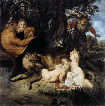 Romulus and Remus Artwork by Peter Paul Rubens