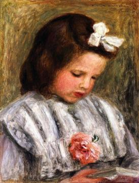 Head of a Little Girl Artwork by Pierre Auguste Renoir