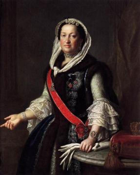 Queen Maria Josepha, Wife of King Augustus III of Poland Artwork by Pietro Antonio Rotari