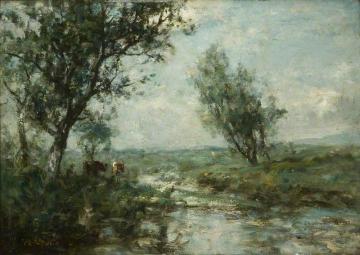 A Dutch Landscape Artwork by Willem Maris