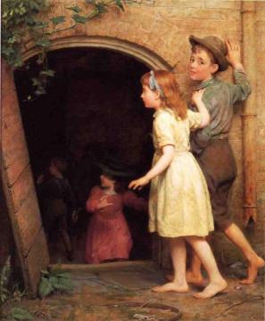 The Haunted Cellar Artwork by Seymour Joseph Guy