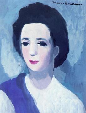 Portrait of a Woman Artwork by Marie Laurencin