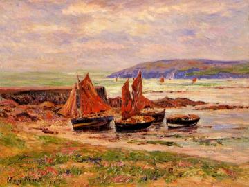 The Port at Loch Artwork by Henry Moret