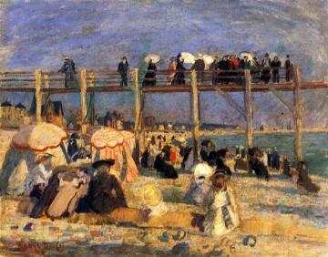 The Baths Of The Marie-christine Casino At Sainte-adresse Artwork by Raoul Dufy