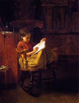 The Boston Rocker Artwork by Eastman Johnson