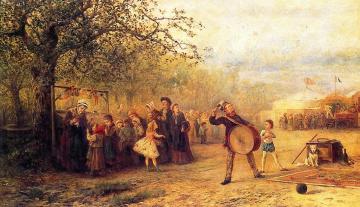 Circus Scene Artwork by James Crawford Thom