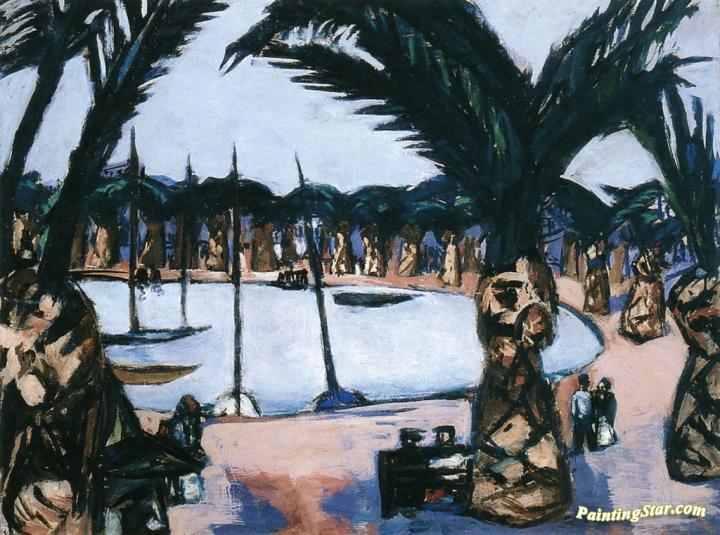 The Harbor of Bandol Artwork by Max Beckmann