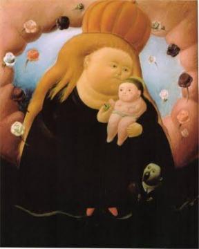 Notre Dame de New York Artwork by Fernando Botero