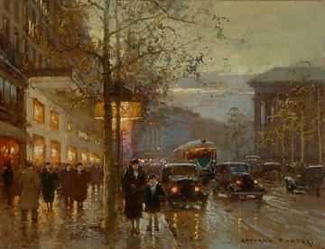 Aux Trois Quartiers Artwork by Edouard Léon Cortes