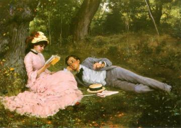Idyll Artwork by Albert Edelfelt