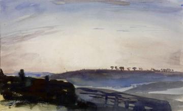 Twilight in Aveyron Artwork by James Dickson Innes