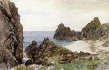 English Coastline Artwork by William Trost Richards