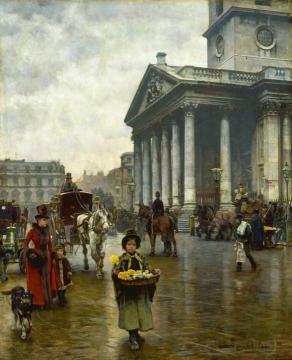 St Martin-in-the-fields Artwork by William Logsdail