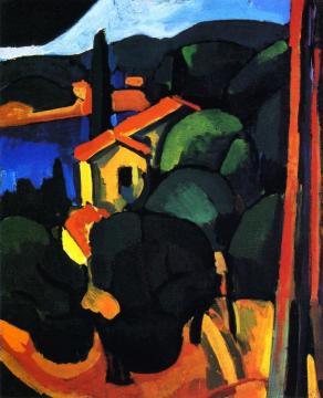Landscape at Cassis Artwork by Andre Derain