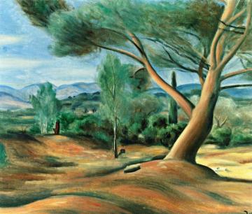 Landscape at Lecques Artwork by Andre Derain