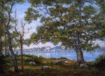 Noank from Mason's Island, Connecticut Artwork by Reynolds Beal
