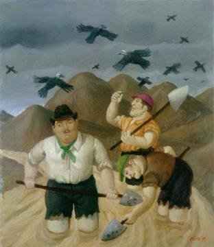 Esmaralderos Artwork by Fernando Botero