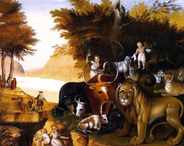 Peaceable Kingdom Artwork by Edward Hicks