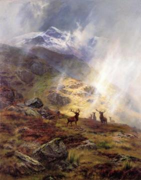 Sunshine And Shower Artwork by Louis Bosworth Hurt