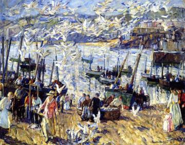 Summer Morning, St. Ives Artwork by E. Charlton Fortune