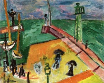 View Of The Port, Sainte-adresse Artwork by Raoul Dufy