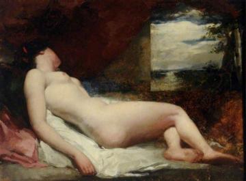 Reclining Nude Artwork by William Etty