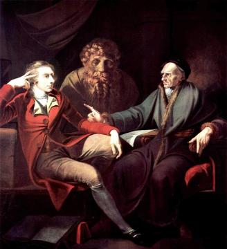 The Artist In Conversation With Johann Jakob Bodmer Artwork by Henry Fuseli