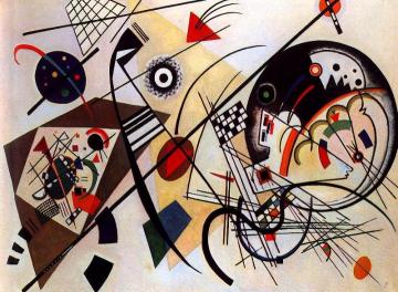 Throughgoing Line Artwork by Wassily Kandinsky