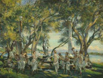 Dance Of The Nymphs, Corfu Artwork by Wilfred Gabriel De Glehn