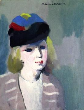 Woman in a Hat Artwork by Marie Laurencin