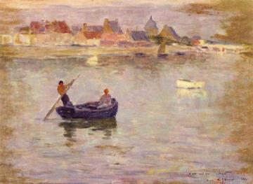 Boat Ride Artwork by Henri Le Sidaner