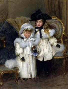 Dorothy And Irene Falkiner Artwork by Walter Frederick Osborne