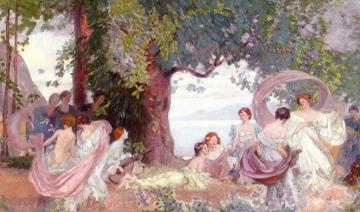 Greek Allegory Artwork by Karl Albert Buehr