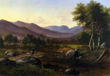 Carter Notch From The Wildcat River Artwork by Benjamin Champney