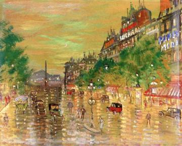Rue Royale, Paris Artwork by Constantin Alexeevich Korovin