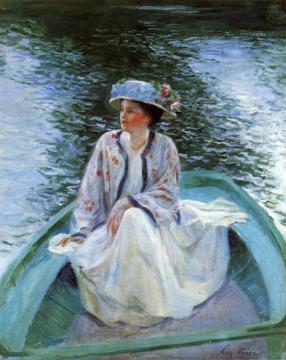 On The River's Edge Artwork by Guy Orlando Rose