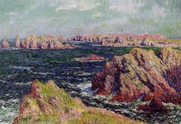 The Cliffs of Belle Ile Artwork by Henry Moret