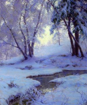Winter Landscape Artwork by Walter Launt Palmer