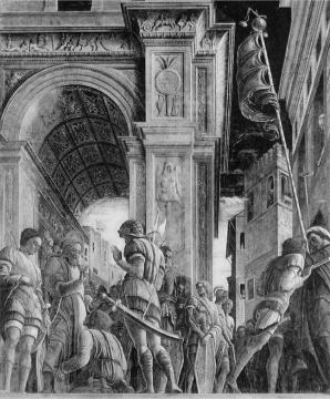 St James on the way to his execution Artwork by Andrea Mantegna