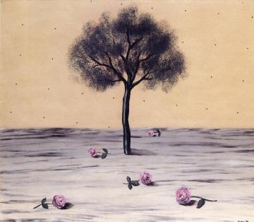 Les Fleurs du Voyage Artwork by Rene Magritte