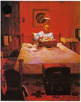 Solitaire Artwork by Norman Rockwell