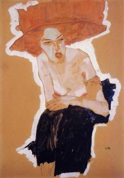 The Scornful Woman Artwork by Egon Schiele