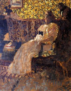 Woman Seated in a Chair Artwork by Edouard Vuillard