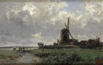 Dutch Mill Artwork by Carlos de Haes