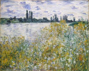 Ile aux Fleurs near Vétheuil Artwork by Claude Oscar Monet
