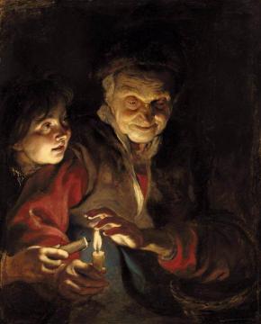Night Scene Artwork by Peter Paul Rubens